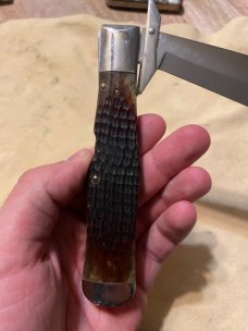 Case XX SS USA 1983 Bone C61050L Coke Bottle Swing Guard Lockback NKCA Club Knife Case XX SS USA 1983 Bone C61050L Coke Bottle Swing Guard Lockback NKCA Club Knife