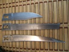 KERSHAW KAI JAPAN COMPLETE SET OF VINTAGE INTERCHANGABLE BLADES KNIFE SET IN GOOD USED CONDITION.