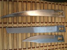 KERSHAW KAI JAPAN COMPLETE SET OF VINTAGE INTERCHANGABLE BLADES KNIFE SET IN GOOD USED CONDITION.