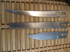 KERSHAW KAI JAPAN COMPLETE SET OF VINTAGE INTERCHANGABLE BLADES KNIFE SET IN GOOD USED CONDITION.
