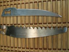 KERSHAW KAI JAPAN GOOD USED 3 BLADE VINTAGE INTERCHANGEABLE KNIFE BLADE SET WITH LEATHER BELT SHEATH