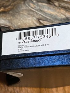 *NEW* Boker Kalashnikov Automat 74, Black Widow, 3.25" Dagger Blade, Red D2 Steel, 4.25" Closed *NEW* Boker Kalashnikov Automat 74, Black Widow, 3.25" Dagger Blade, Red D2 Steel, 4.25" Closed