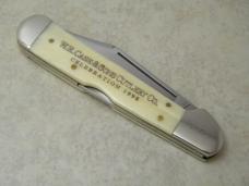 Case XX USA 61549 L SS Celebration 1998 Smooth Bone Copperlock Knife 