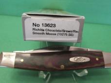 Case XX 2021 Richlite Chocolate Brown Moose Pattern # 10275 SS Case XX 2021 Richlite Chocolate Brown Moose Pattern # 10275 SS