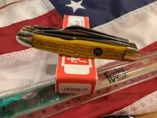 Vintage J A Henckels 4 Blade Stockman (HK-25-YP) with Yellow Handles & Black Shield -NOS