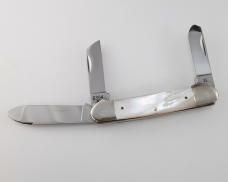 Case XX Pearl Harbor Remembrance Knife Mother of Pearl #224/500 Wood Display Box COA