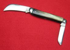 C+X Lockwood Brothers, Sheffield. 2 Blade Buffalo Horn Pruning Knife.................(931)