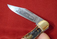 BOKER SOLINGEN GERMANY RAILROADER GENUINE STAG FOLDING HUNTER 1980 BOKER SOLINGEN GERMANY RAILROADER GENUINE STAG FOLDING HUNTER 1980