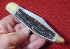 BOKER SOLINGEN GERMANY RAILROADER GENUINE STAG FOLDING HUNTER 1980 BOKER SOLINGEN GERMANY RAILROADER GENUINE STAG FOLDING HUNTER 1980