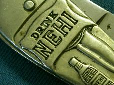 VINTAGE REMINGTON USA NEHI ADVERTISING FANCY FIGURAL LADYLEG FOLDING POCKET KNIFE KNIVES OLD AD VINTAGE REMINGTON USA NEHI ADVERTISING FANCY FIGURAL LADYLEG FOLDING POCKET KNIFE KNIVES OLD AD