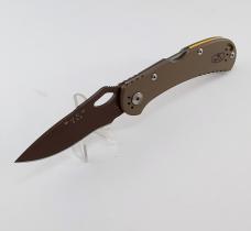 Buck Custom 722 Spitfire Knife Coyote Tan Cerakote with COA Buck Custom 722 Spitfire Knife Coyote Tan Cerakote with COA