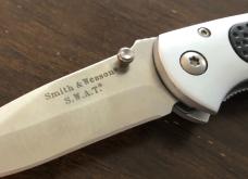 Smith & Wesson dual action baby S.W.A.T. knife - SW2001- 440 Steel plain edge blade