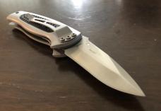 Smith & Wesson dual action baby S.W.A.T. knife - SW2001- 440 Steel plain edge blade