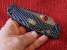 SPYDERCO CITADEL  AUTOMATIC CPMS30V BLADE 92 MM BLACK MADE IN USA MILATARY ISSUE NOT SOLD TO PUBLIC 