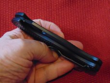 SPYDERCO CITADEL  AUTOMATIC CPMS30V BLADE 92 MM BLACK MADE IN USA MILATARY ISSUE NOT SOLD TO PUBLIC 