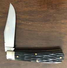 2016 AAPK Club Knife - 3 7/8" Antique Green Jigged Bone Stallion Jack Knife - 1095 Steel Blade 2016 AAPK Club Knife - 3 7/8" Antique Green Jigged Bone Stallion Jack Knife - 1095 Steel Blade