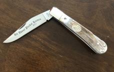 2011 AAPK Club Knife - Whitetail Deer Antler 3 3/4" Pinchlock - D2 Steel Blade 2011 AAPK Club Knife - Whitetail Deer Antler 3 3/4" Pinchlock - D2 Steel Blade