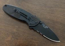 Smith & Wesson S.O.R.T. knife - SWSORTBS - Black Coated Partially Serrated Blade Smith & Wesson S.O.R.T. knife - SWSORTBS - Black Coated Partially Serrated Blade