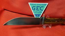 Great Eastern Cutlery Bocote Wood Fixed Blade Hunter H40121 with GEC Sheath New, Mint in tube, NICE!