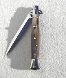 NOS FRANK BELTRAME 11" GENUINE BRAZILIAN HORN ITALIAN STILETTO