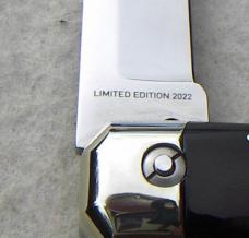 NEW 2022 AGA CAMPOLIN BARON 8" GENUINE BRAZILIAN HORN CAMPOLIN, ITALY W/BOX & LEATHER POUCH