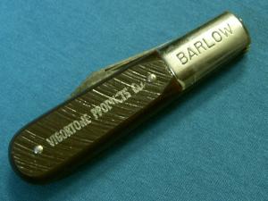 VINTAGE VIGORTONE IMPERIAL PROV USA BARLOW BAREHEAD FOLDING POCKET KNIFE KNIVES OLD AD