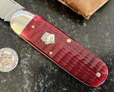 Great Eastern Cutlery Northfield 363122 Toenail Clipper, Blood Red Jigged Bone Handle, GEC 36, New 