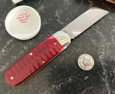 Great Eastern Cutlery Northfield 363122 Toenail Clipper, Blood Red Jigged Bone Handle, GEC 36, New 