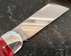 Great Eastern Cutlery Northfield 363122 Toenail Clipper, Blood Red Jigged Bone Handle, GEC 36, New 