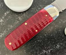 Great Eastern Cutlery Northfield 363122 Toenail Clipper, Blood Red Jigged Bone Handle, GEC 36, New 
