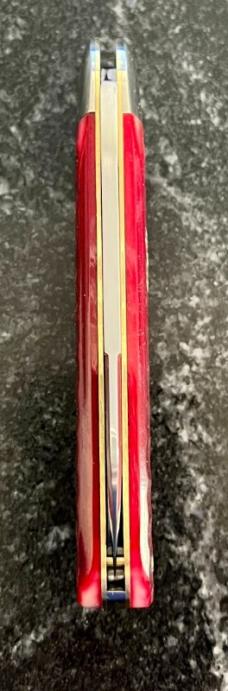 Great Eastern Cutlery Northfield 363122 Toenail Clipper, Blood Red Jigged Bone Handle, GEC 36, New 