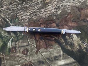 VINTAGE SCHRADE WALDEN NY DOUBLE PUSH BUTTON