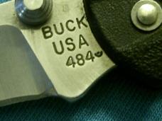 BUCK USA 484 THUMB STUD TACTICAL LOCKBACK HUNTING SKINNING SURVIVAL FOLDING POCKET KNIFE KNIVES