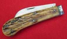 Vintage Stag Handled Pruning Knife. ...........................................................(936)