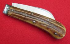 Vintage Stag Handled Pruning Knife. ...........................................................(936)