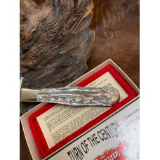 Winchester W21 18109 Turn Of The Century Commemorative Abalone Series Cheetah Lockback Knife #216 Winchester W21 18109 Turn Of The Century Commemorative Abalone Series Cheetah Lockback Knife #216