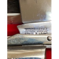 Winchester W21 18109 Turn Of The Century Commemorative Abalone Series Cheetah Lockback Knife #216 Winchester W21 18109 Turn Of The Century Commemorative Abalone Series Cheetah Lockback Knife #216