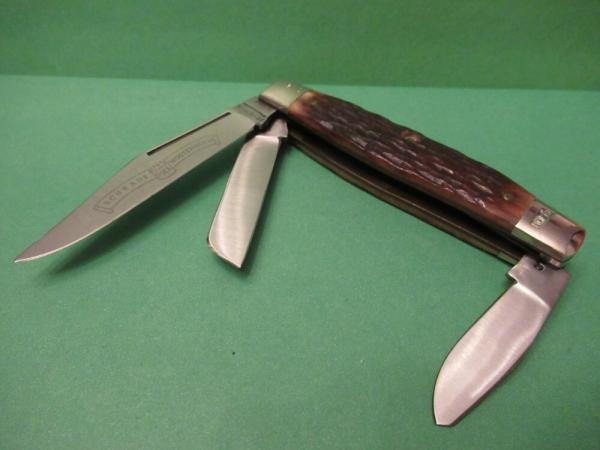 Schrade IXL Wostenholm Brown Bone Stockman 