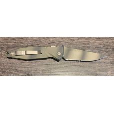 Rare Microtech Mini-Socom Elite Green Camo Automatic Knife (3.4" Plain) 01/2004