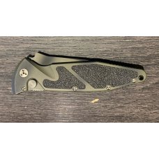 Rare Microtech Mini-Socom Elite Green Camo Automatic Knife (3.4" Plain) 01/2004