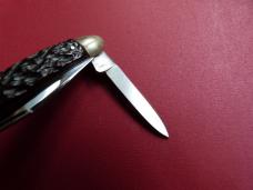 J.A HENCKELS GERMANY 713 Pen Knife 2 blade Pattern, Mint, Brown Bone J.A HENCKELS GERMANY 713 Pen Knife 2 blade Pattern, Mint, Brown Bone