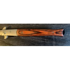 TAC FORCE LARGE WOOD BIG BOY STILETTO POCKET KNIFE TAC FORCE LARGE WOOD BIG BOY STILETTO POCKET KNIFE