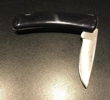 Vintage 2001 Buck 525 Gent "American Eagle" Lockback + Pouch