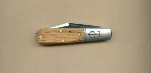 Lick Creek Cutlery 141122 Antique  Wormy Chestnut 