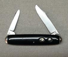 Early Schrade Cut Co 3 3/4" Silver Tip Bolster 06, 07 patent Early Schrade Cut Co 3 3/4" Silver Tip Bolster 06, 07 patent