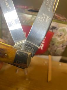 1985 Case Trapper beautiful bone handle Charles Lindbergh 