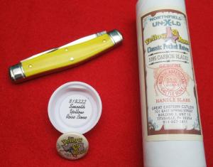 Great Eastern Cutlery. Northfield Yellow Rose Classic Pocket Knife. GEC 818222. ...............(937)