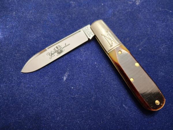 Great Eastern NORTHFIELD #772122 ANTIQUE YELLOW SAWCUT BONE BARLOW