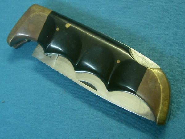 VINTAGE KERSHAW KAI JAPAN 1050 HUNTING SKINNING LOCKBACK FOLDING FIELD POCKET KNIFE KNIVES SHEATH