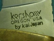 VINTAGE KERSHAW KAI JAPAN 1050 HUNTING SKINNING LOCKBACK FOLDING FIELD POCKET KNIFE KNIVES SHEATH